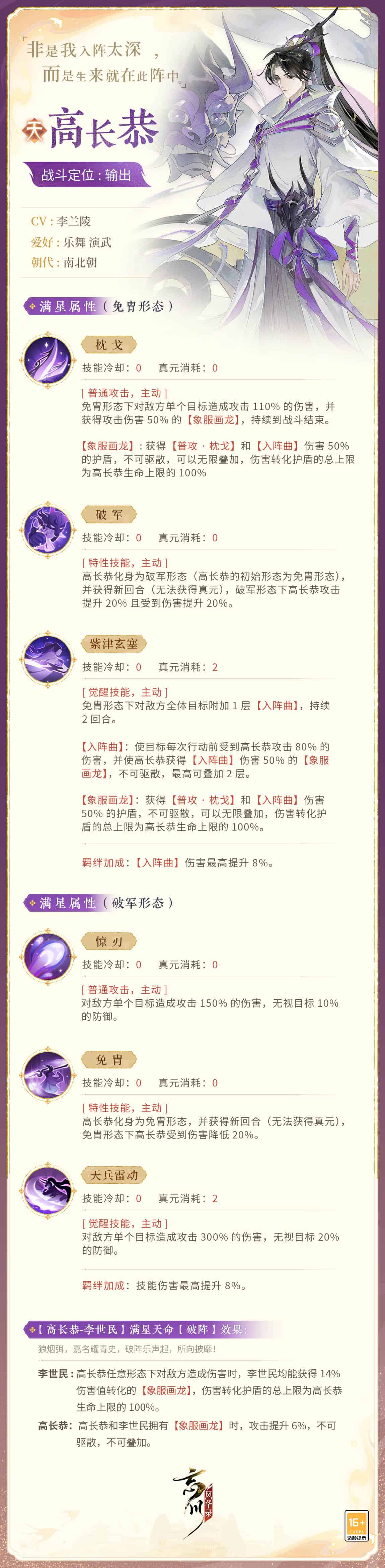 风华手游攻略,忘川风华录陆游阵容搭配攻略