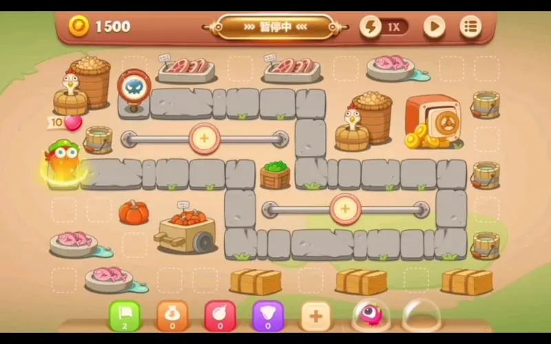 游戏第18关攻略,保卫萝卜4白萝卜传奇18关攻略图解