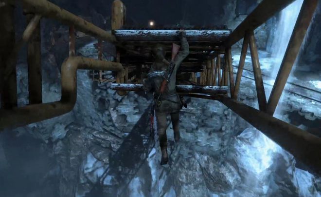 古墓丽影游戏攻略桥,古墓丽影暗影木桥射箭时机