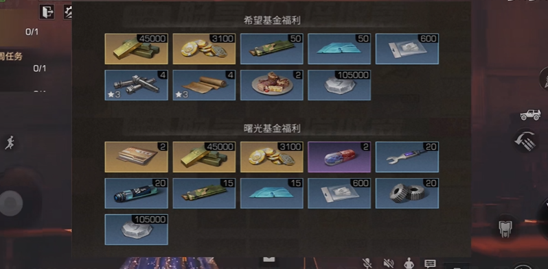 明日之后98元希望基金有什么