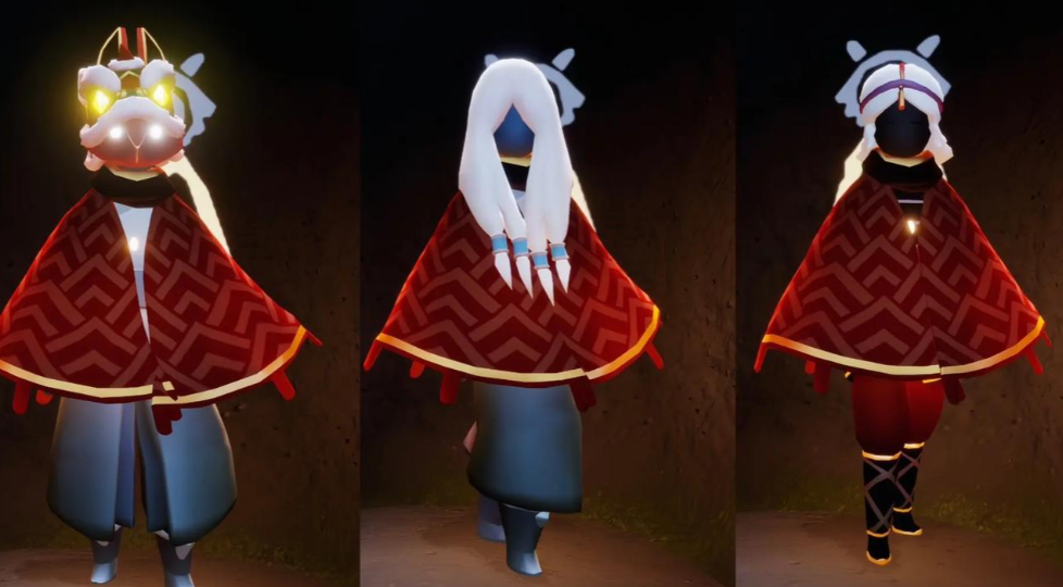 光遇二级红斗搭配什么