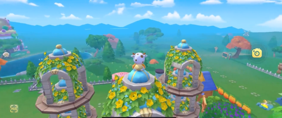 摩尔庄园家园宝塔怎么上去