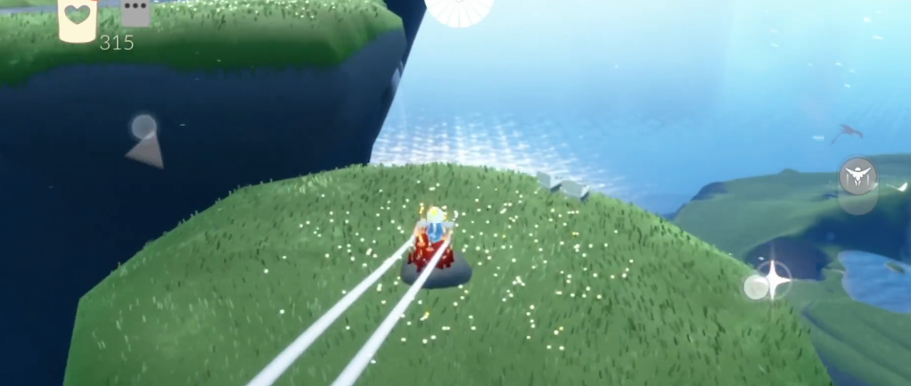 光遇螃蟹动作站着走怎么弄