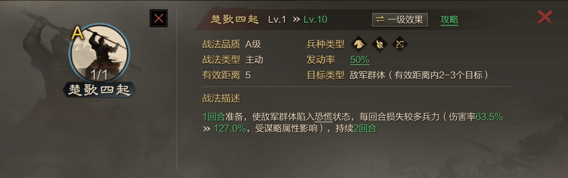 率土之滨楚歌四起怎么用