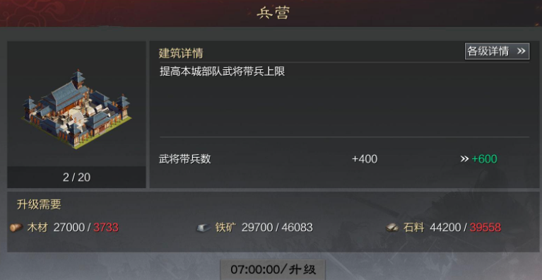 率土之滨武将红度怎么加兵力