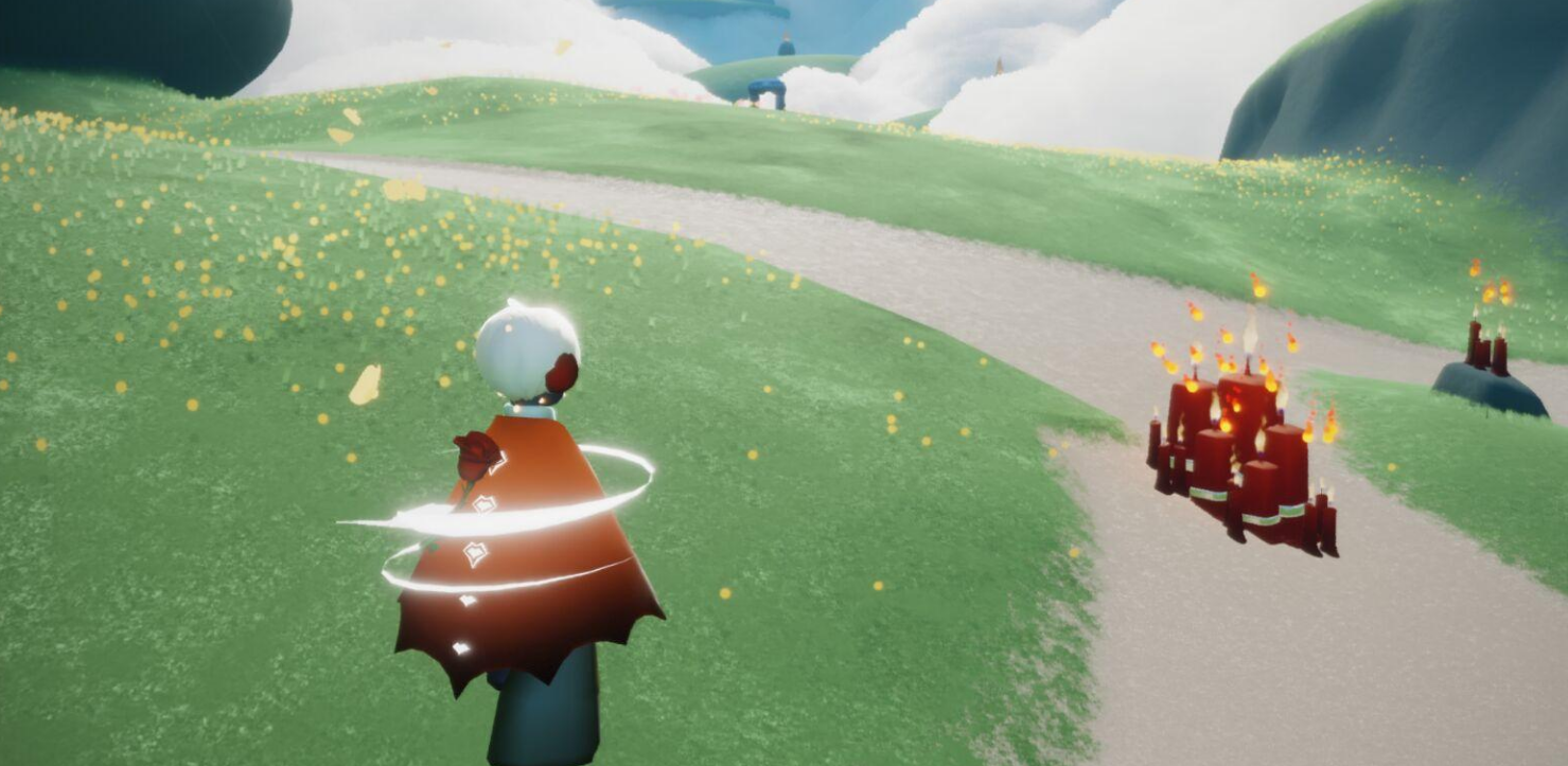 光遇怎么让蝴蝶带着飞