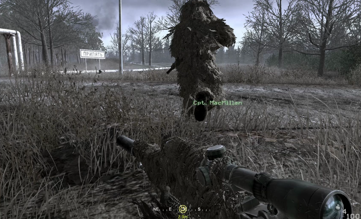 使命召唤4双狙怎么过