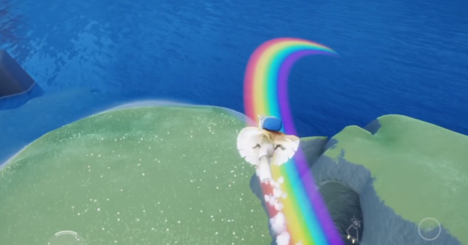 光遇彩虹怎么站起来 光遇彩虹怎么站起来