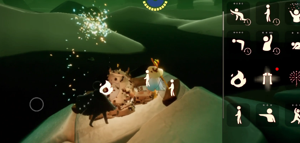 光遇礼炮怎么发射