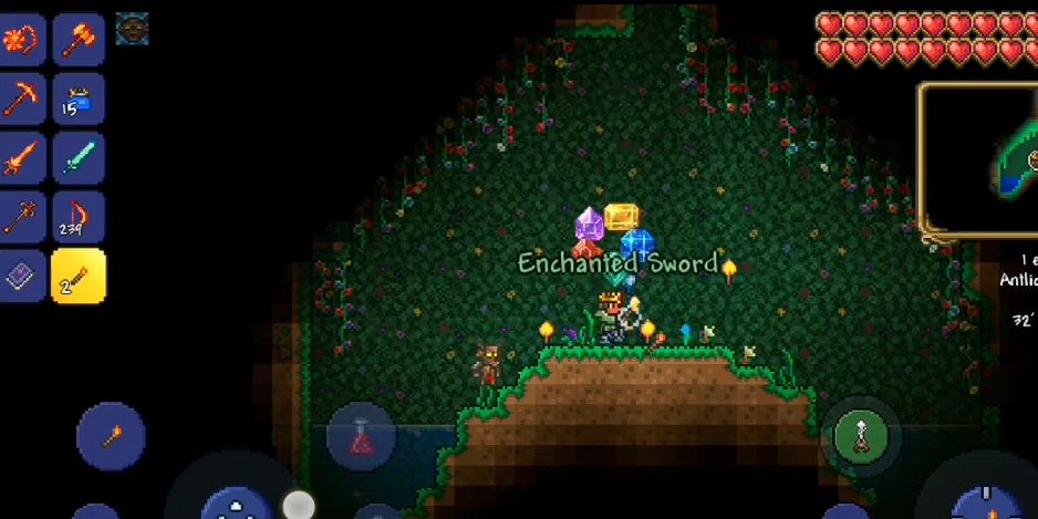 泰拉瑞亚真空剑和附魔剑哪个好