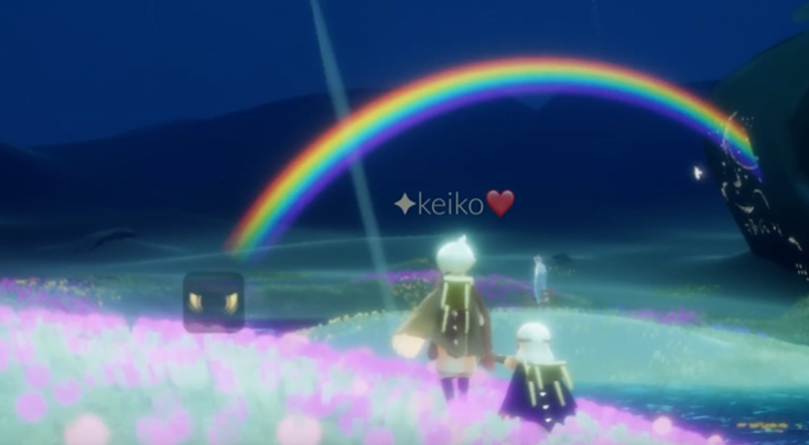 光遇怎么立着放彩虹 光遇怎么立着放彩虹