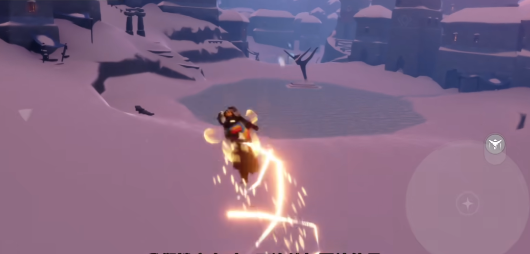 光遇怎么飞出直线螺旋