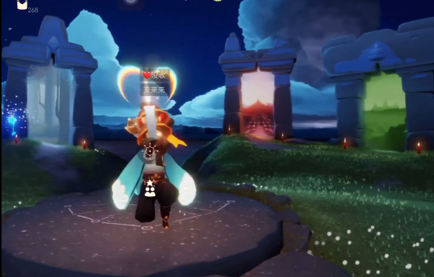 光遇两个人怎么原地旋转