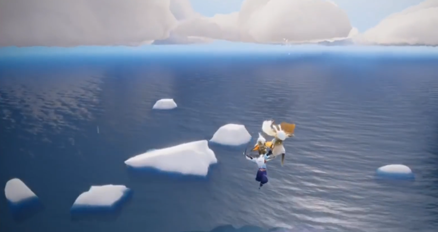 光遇怎么双人往下飞 光遇怎么双人往下飞