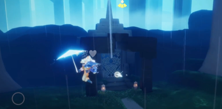 光遇幽兰谷怎么有雨 光遇幽兰谷怎么有雨