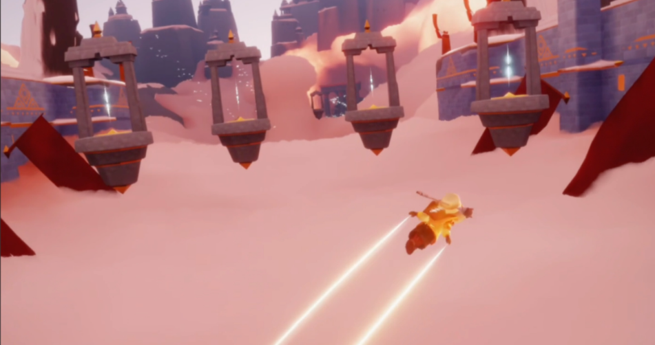 光遇萌新怎么往下降落 光遇萌新怎么往下降落