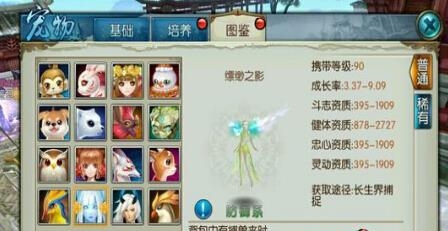诛仙手游缥缈宠物打什么技能