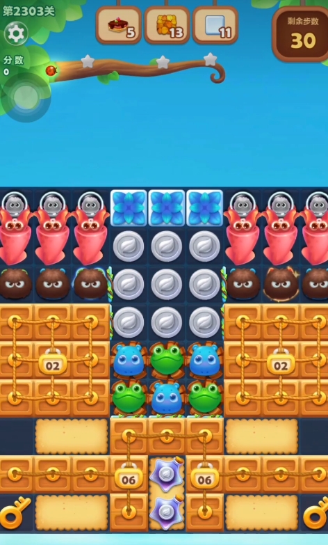 开心消消乐2303关怎么过 开心消消乐2303关怎么过